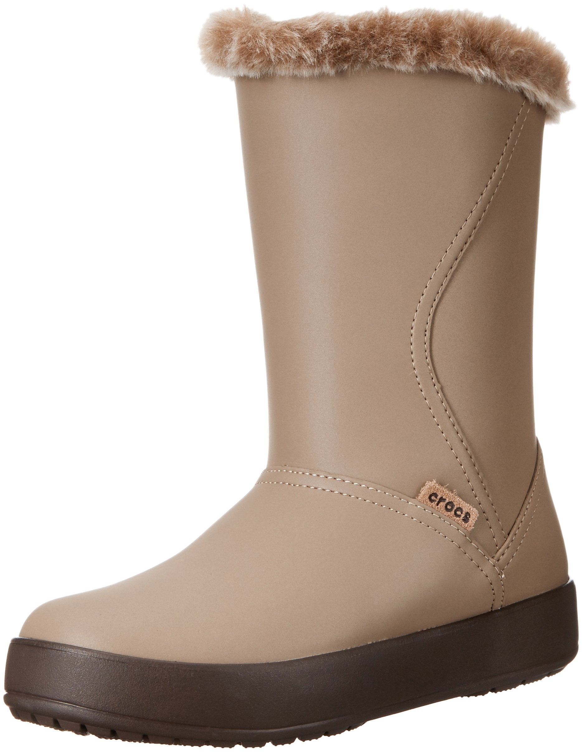 حذاء كروكس بوت متوسط الكاحل للسيدات – يجمع بين الراحة الفائقة والأناقة العصرية، مصنوع من خامة كروسلايت™ خفيفة الوزن