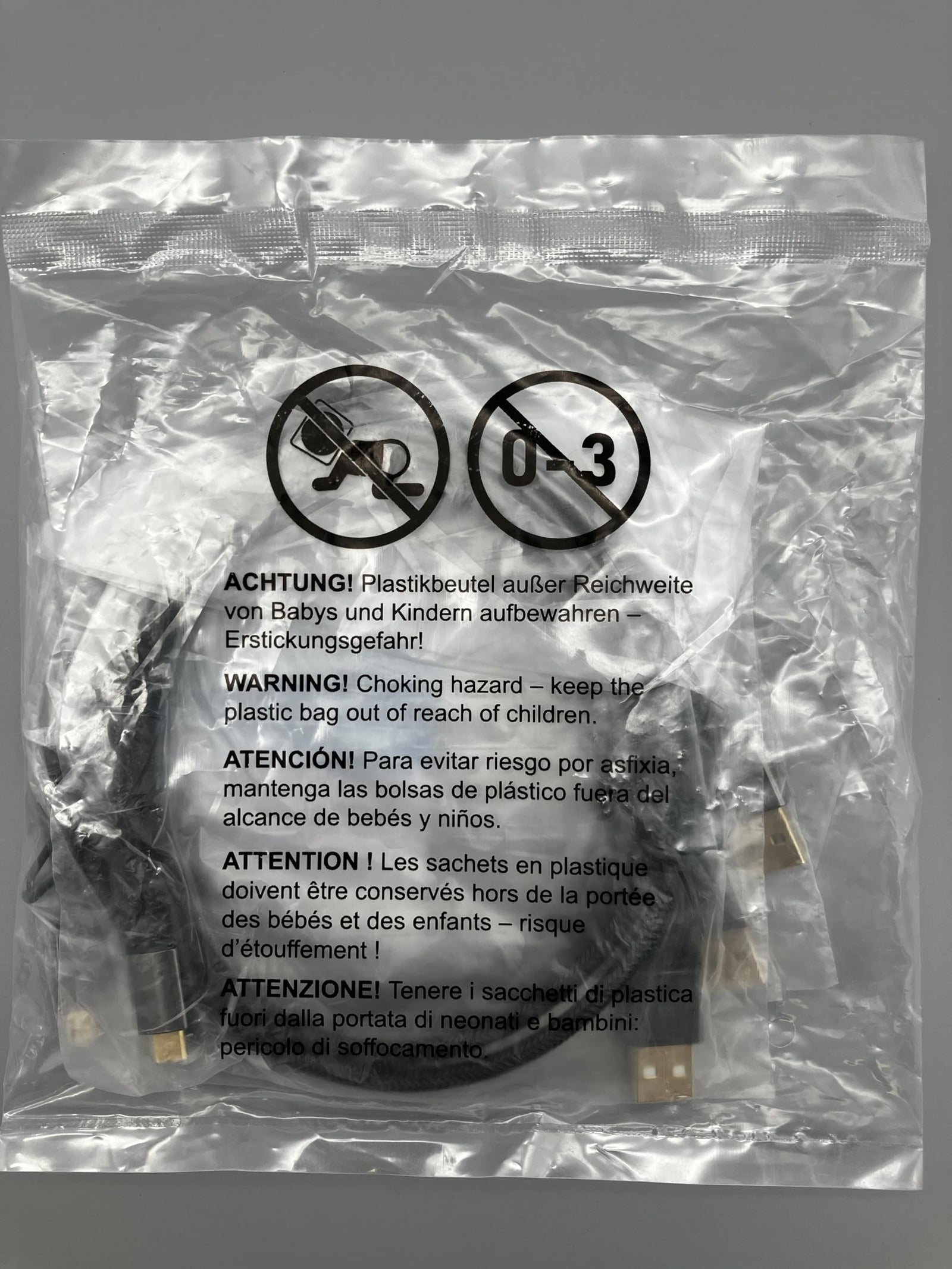 كابل Micro USB بطول 0.5 متر من KabelDirekt 853 (USB 2.0، كابل مزامنة وشحن، نايلون) سلسلة PRO - عبوة من 3 قطع - أسود