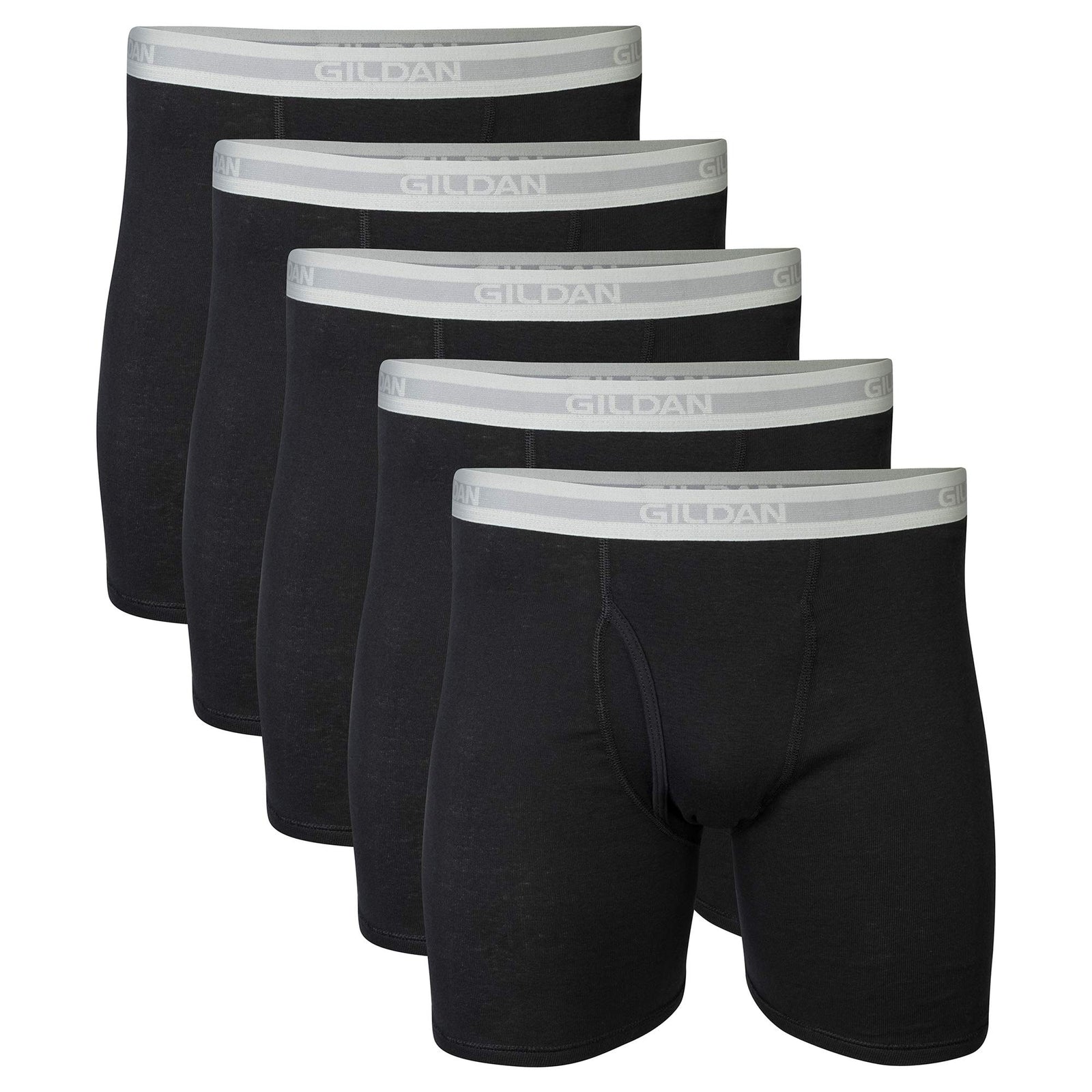 Gildan Men's Regular Leg Boxer Brief Multipack