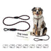 Doco® Reflective Rope Leash W/Soft Rubber Handle Ver.5 - Click & Lock Snap Color - Red, Sizes - L - Safqqa Egypt