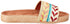 Deeda Faux-Leather Embroidery Detail Slide Slippers for Women - Yellow and Orange