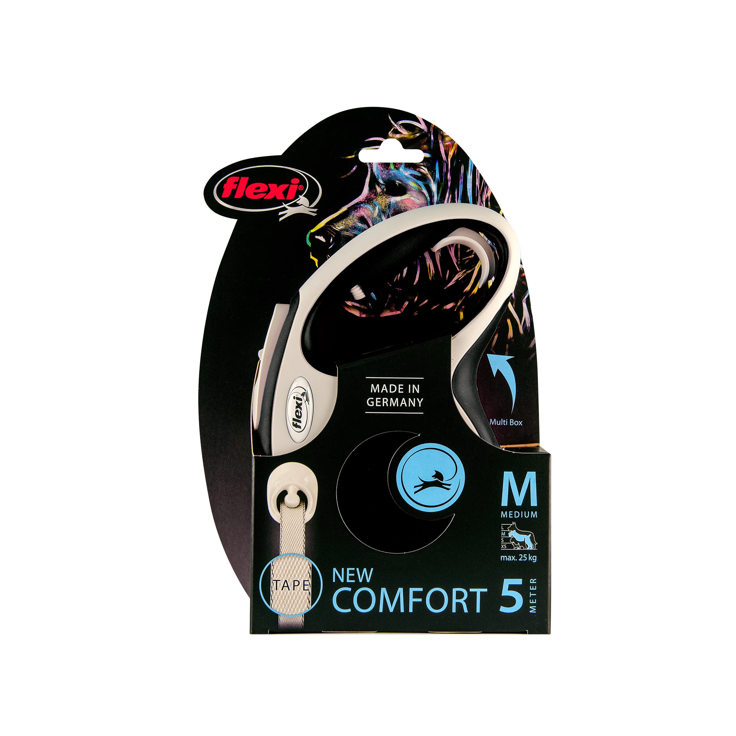 Flexi Tape 5m black For Dog – Safqqa Egypt