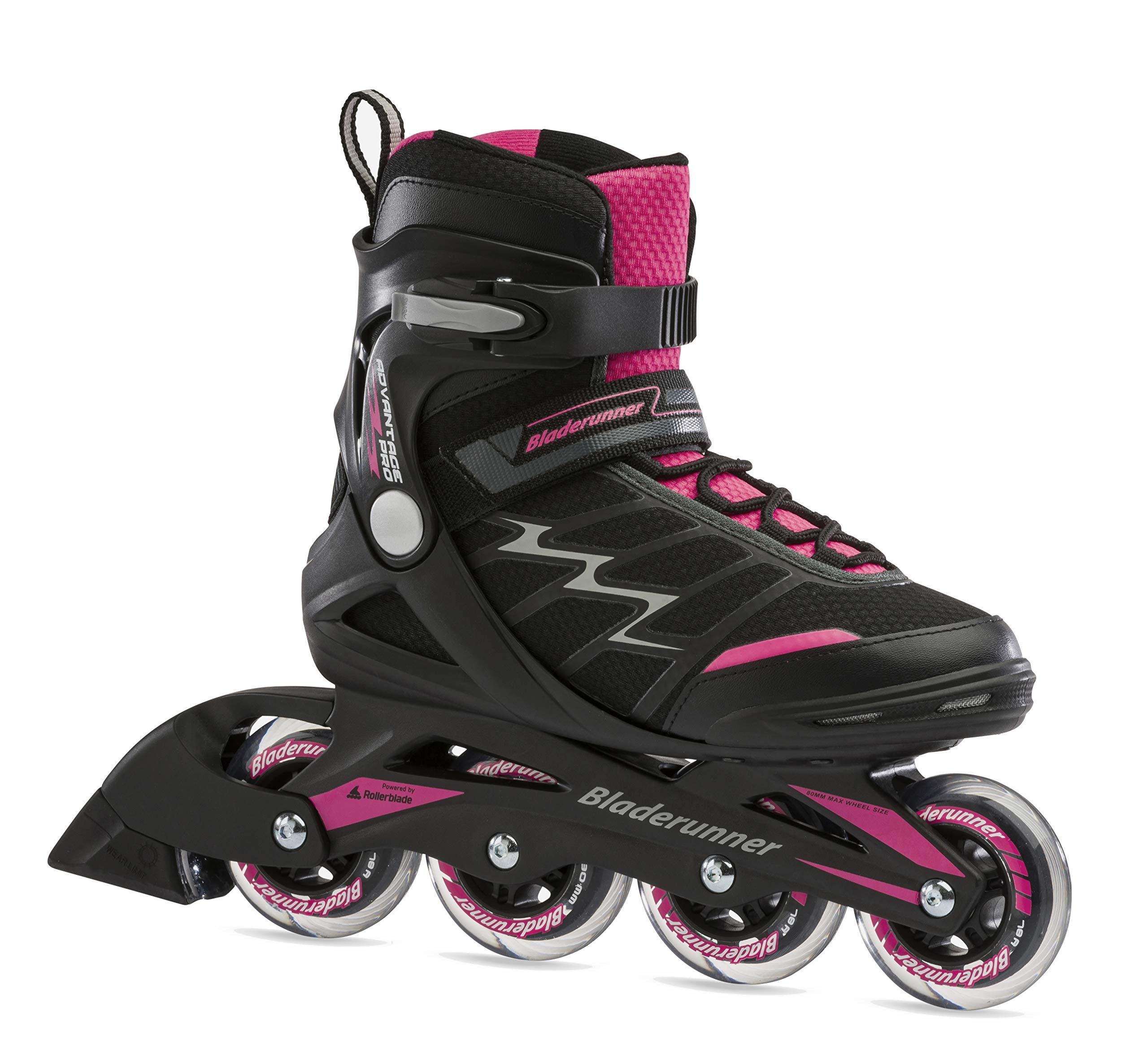 Bladerunner by Rollerblade Advantage Pro XT Women's Adult Fitness Inline Skate, Pink and Black Inline Skates