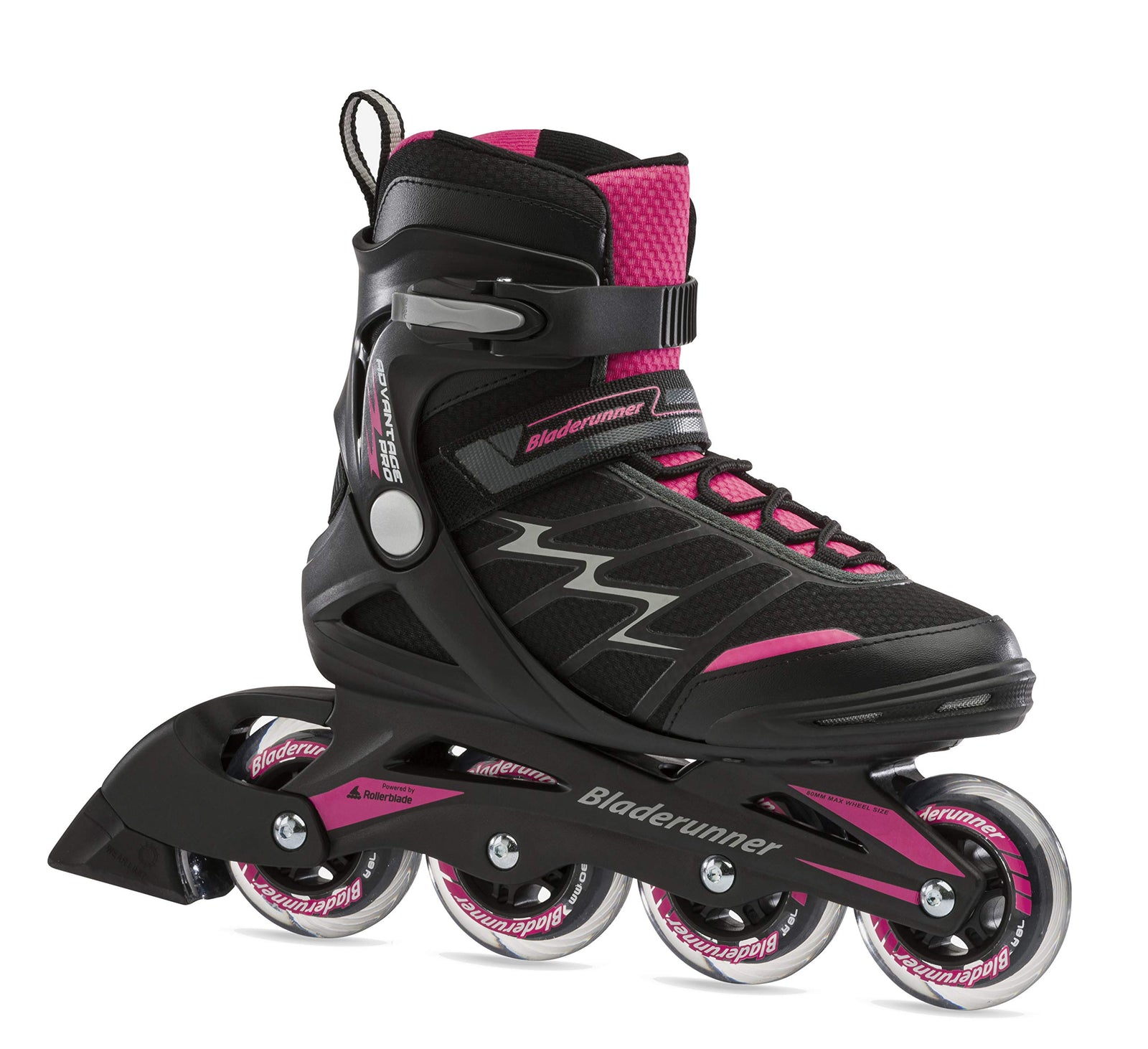 Bladerunner by Rollerblade Advantage Pro XT Women's Adult Fitness Inline Skate, Pink and Black Inline Skates