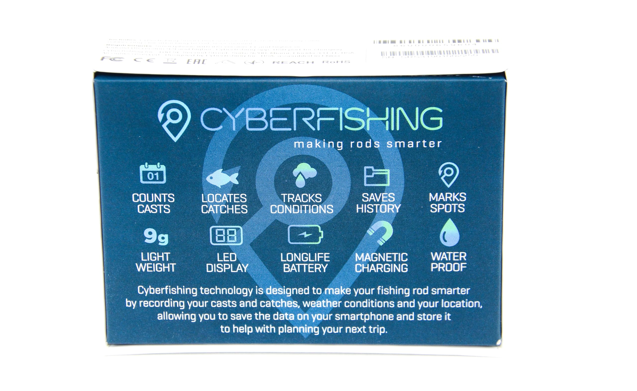 Cyberfishing Smart Sensor – Catch Fish Easily with Free App