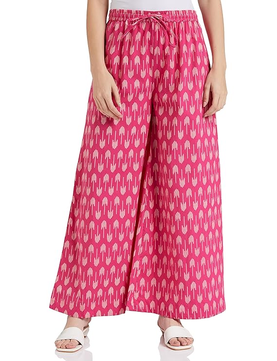 Myx Women's Cotton Palazzo Pants – Comfortable & Stylish | Made in India