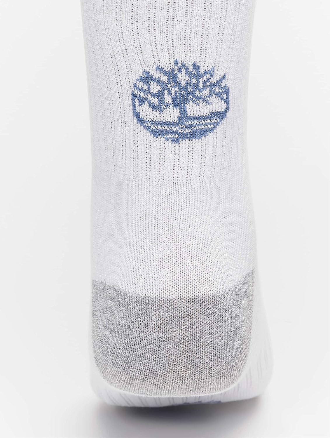 Timberland Men's 2-Pack Logo Crew White Socks