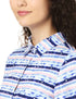 Lee Cooper Three Quarter SLeeves Patterned Shirt for Women - Safqqa Egypt