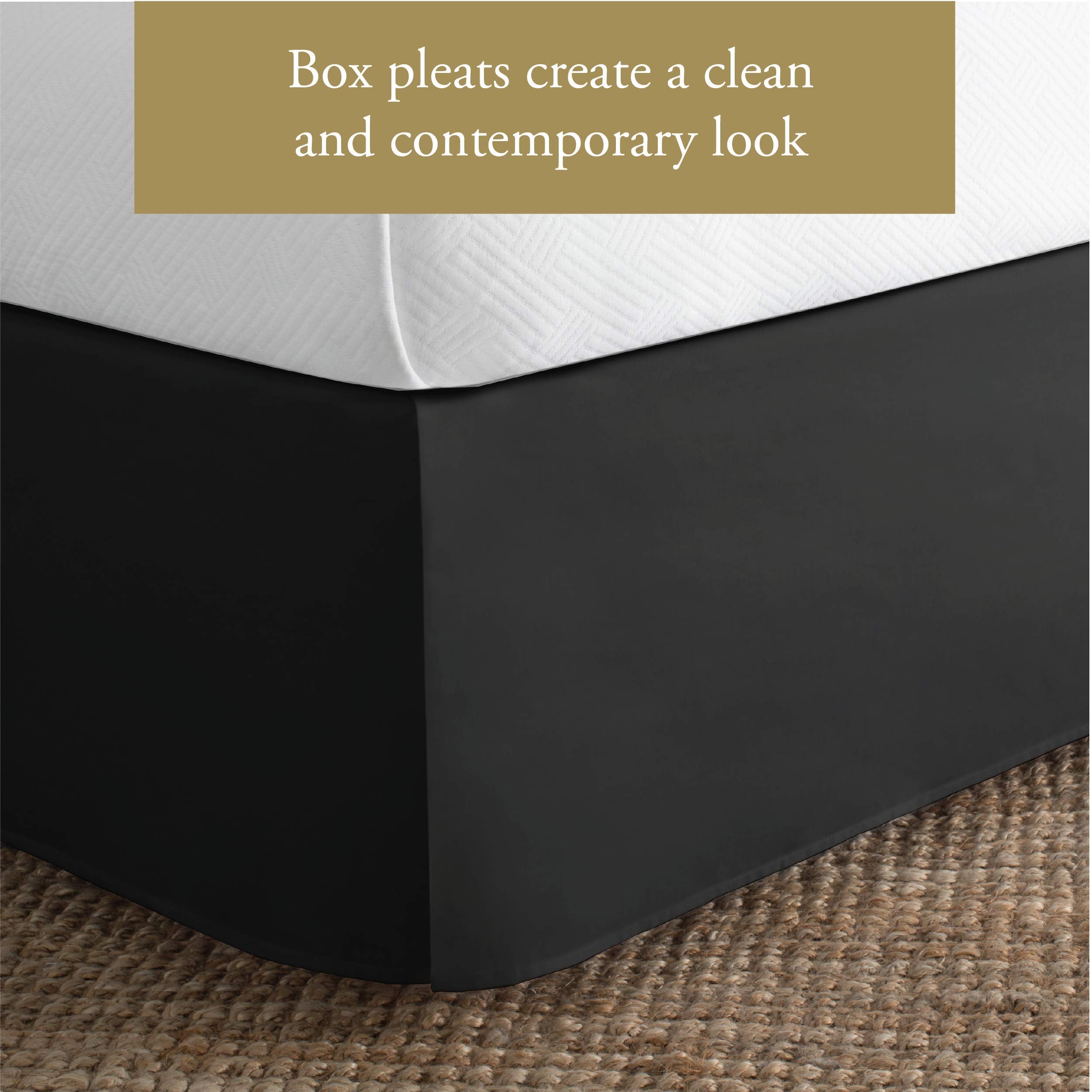 Levinsohn Lux Hotel Microfiber Bed Skirt with Elegant Tailored Design – Safqqa Egypt