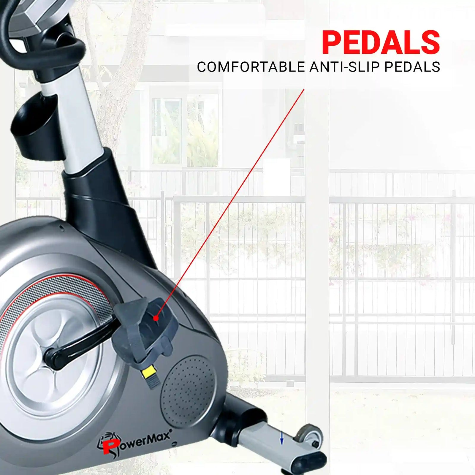 دراجة تمارين PowerMax Fitness BR-2000C – وزن دولاب 14 كجم