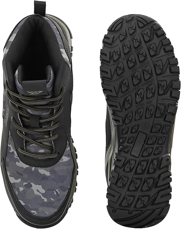Fusefit Men Shoes Olive Black Casual Lightweight Sneakers