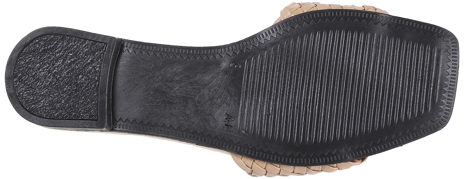 SWAY Flat spongy cushioned insole for amazing comfort and a braided faux soft leather upper For Women,