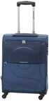 حقيبة سفر Kamiliant القابلة للسحب باللون الأزرق بمقاس ٥٥ سم، قطعة خفيفة الوزن ومتينة مصممة للراحة والأناقة أثناء السفر. مصنوعة من خامات عالية الجودة، تحتوي على عجلات دوارة ٣٦٠ درجة لتسهيل الحركة.