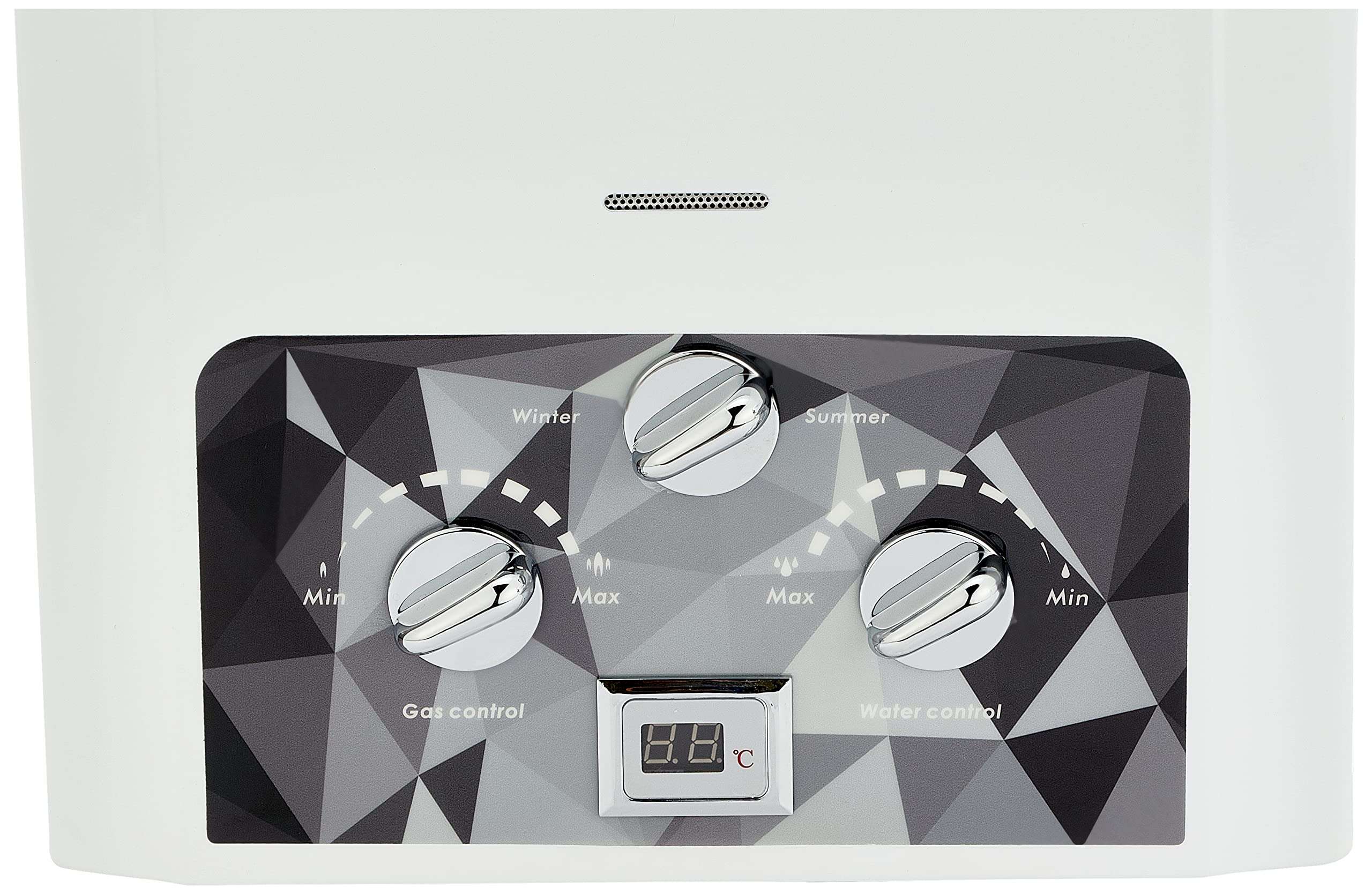 Cylinder Gas Heater with Electric Charger, white - 6 Liters