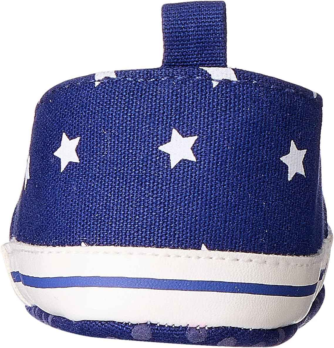 Boys Pull-Tab Elastic-Insert Star-Pattern Low-Top Slip-on Shoes - Safqqa Egypt