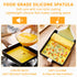 KUFUNG Silicone Spatula Wide Flexible Non-Stick Heat Resistant Kitchen Cooking Spoon