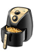 Black+decker af250g-b5 air fryer with rapid air covection technology, 2.5 liter, 800 g - black and gold - 220v supply voltage and 50hz