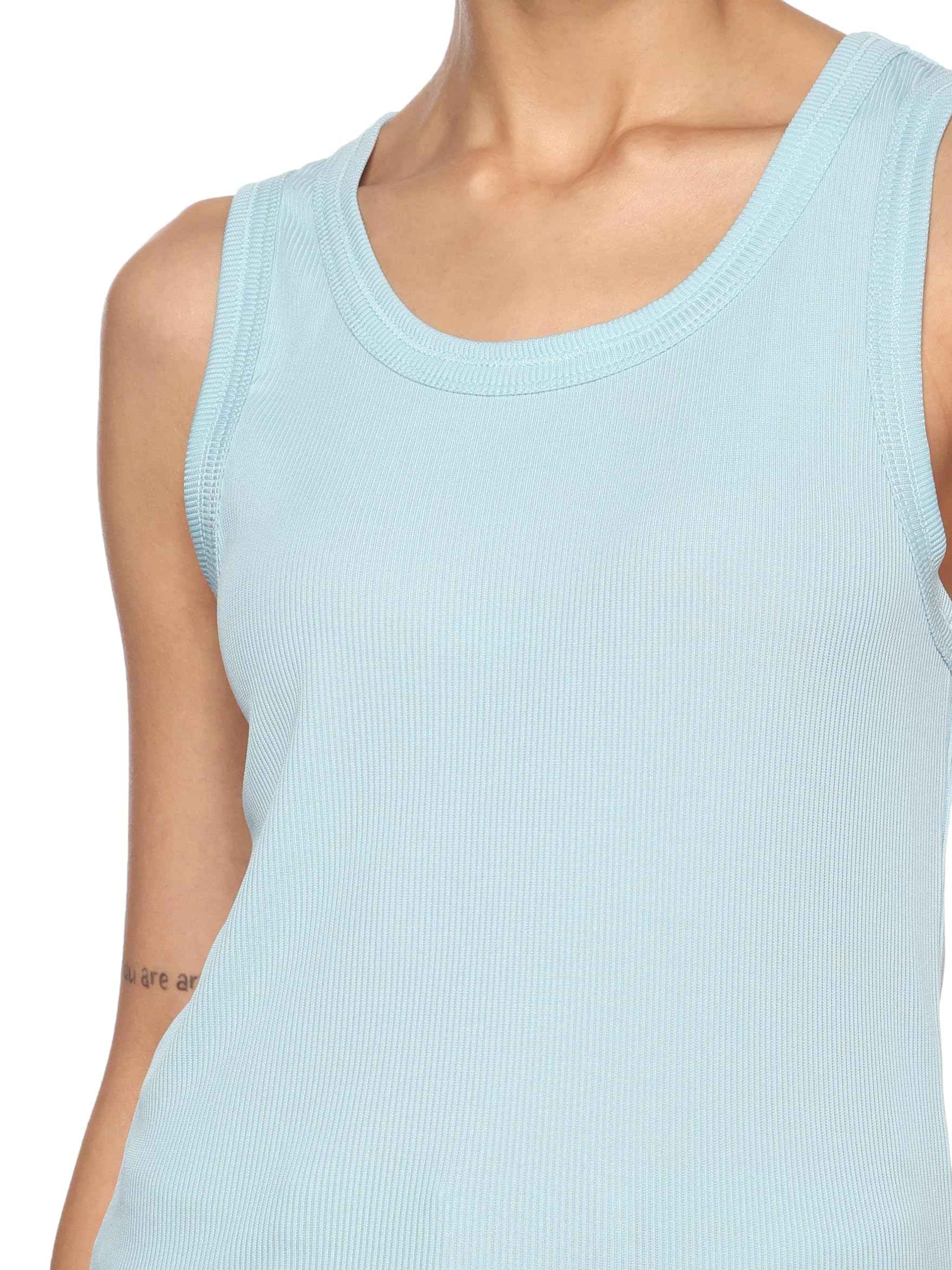 Solid Cami Top with Round Neck - Safqqa Egypt