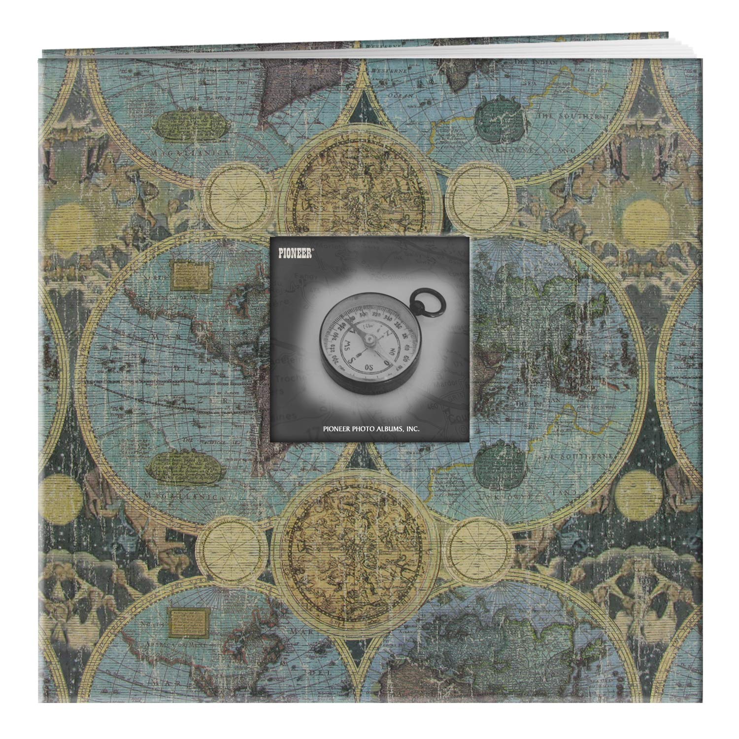 ألبومات صور بايونير 12×12 بوصة – كتاب ذكريات بإطار أمامي وقفل بوستباوند