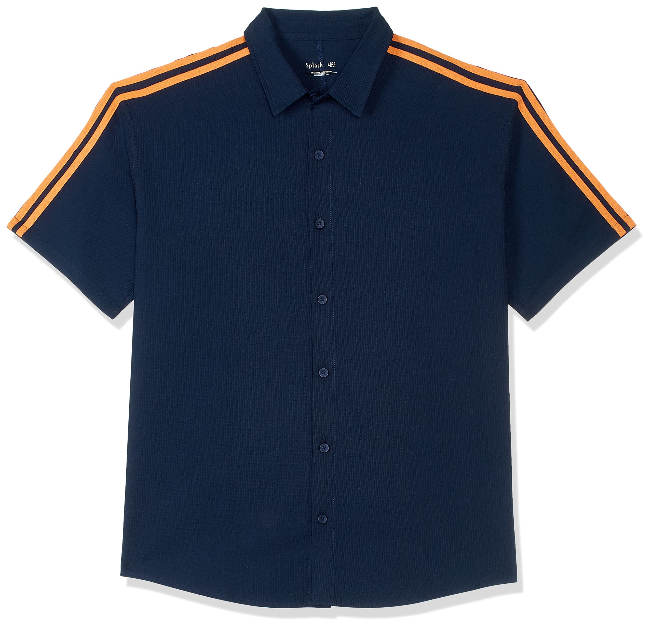 Male SP-Splash Youth Regular Shirt-3513456 U19DOBBY