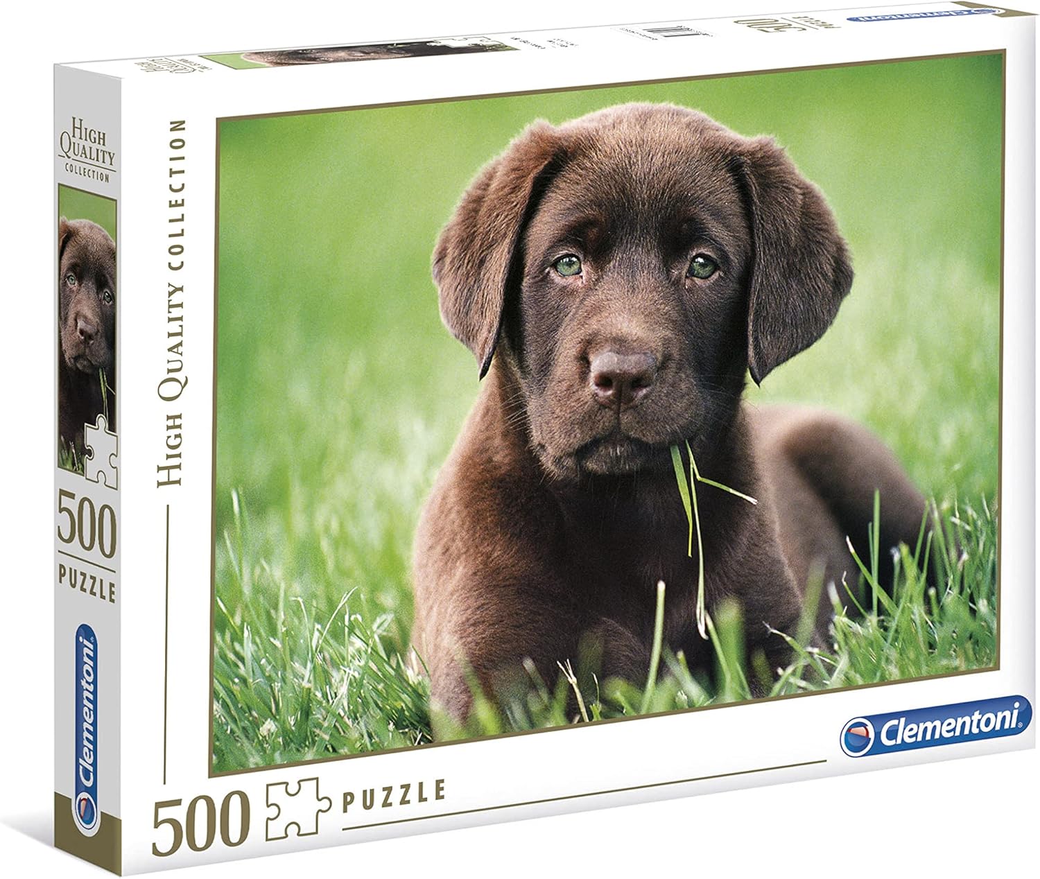 Clementoni 35072 HQC 500-Piece Puzzle - Chocolate Puppy