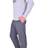 JIL men pant pajama cotton melton lycra grey melange printed, 8 - Safqqa Egypt