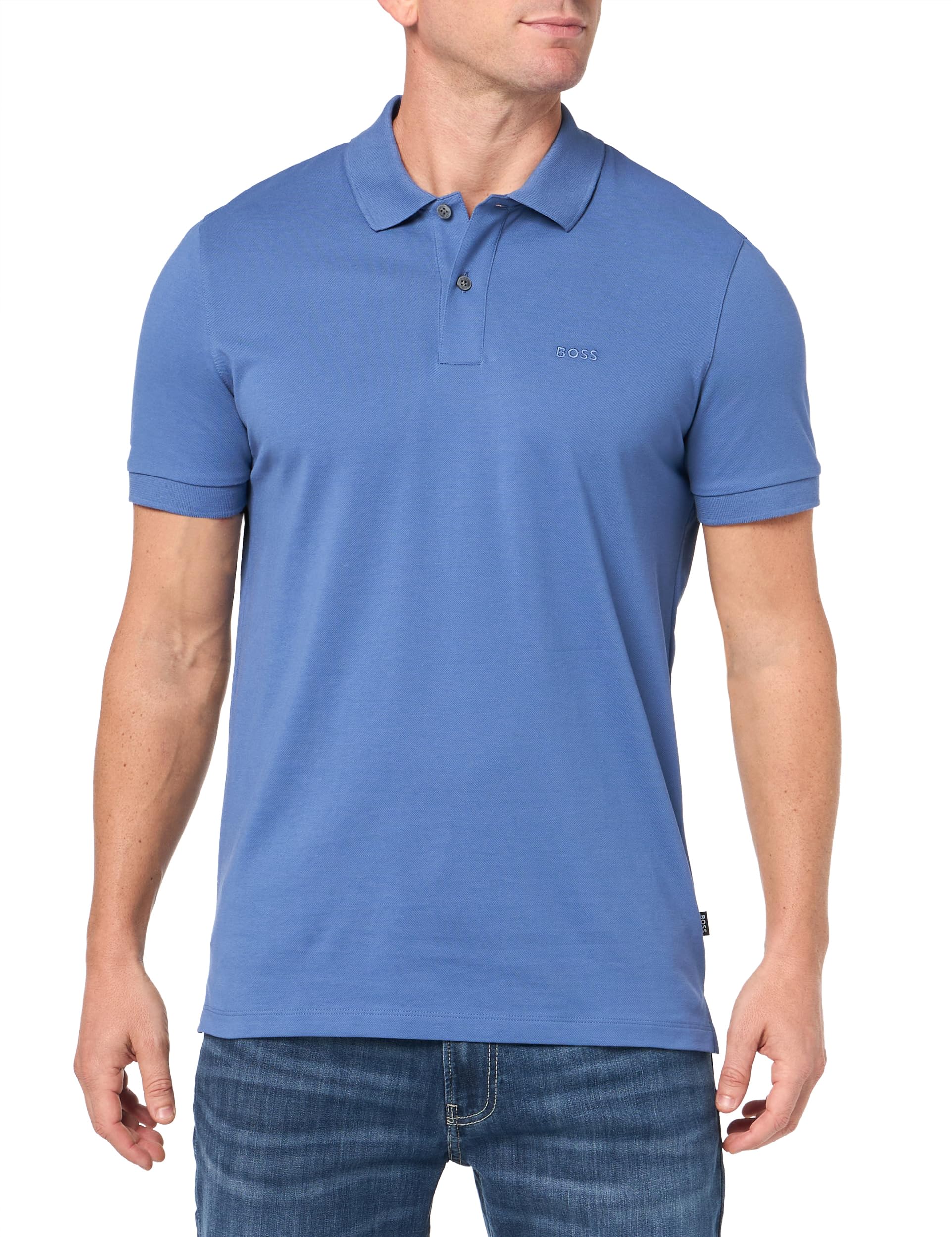 BOSS Men’s Pallas Short Sleeve Pique Polo Shirt