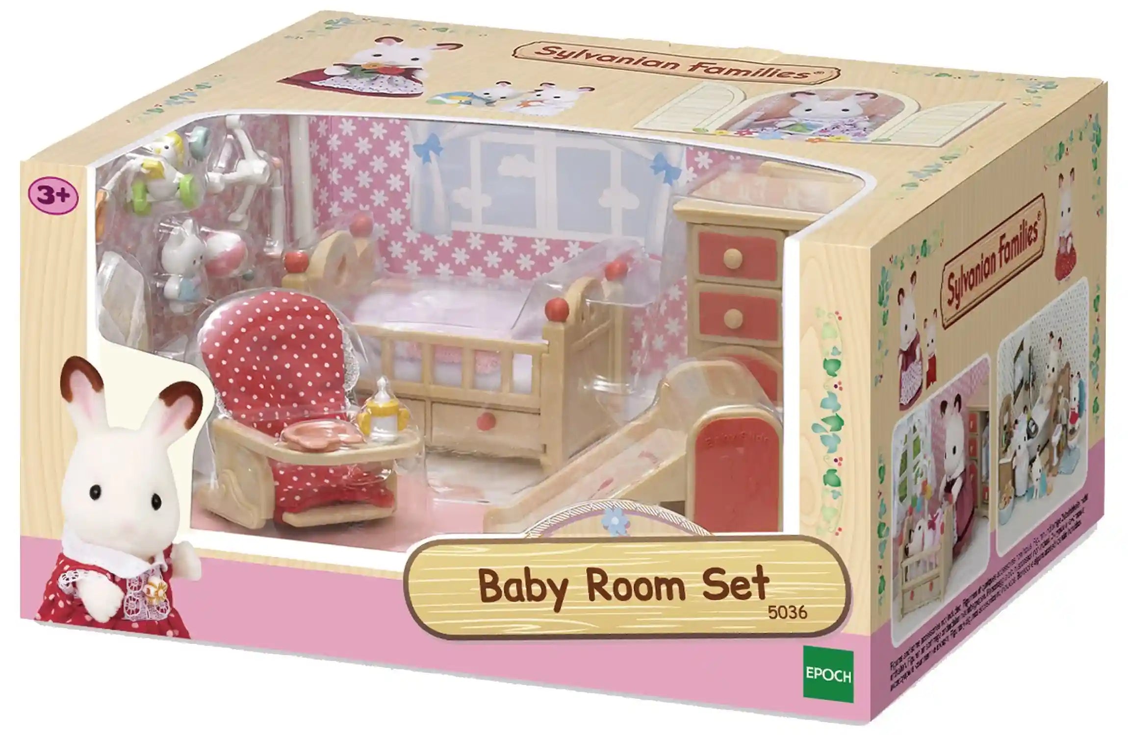 Epoch 5036 Sylvanian Families Baby Room Toy Set (Damage Box) - Safqqa Egypt