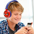 Lexibook  Spider-Man Peter Parker Stereo Headphone, kids safe, foldable and adjustable, red/blue, HP010SP