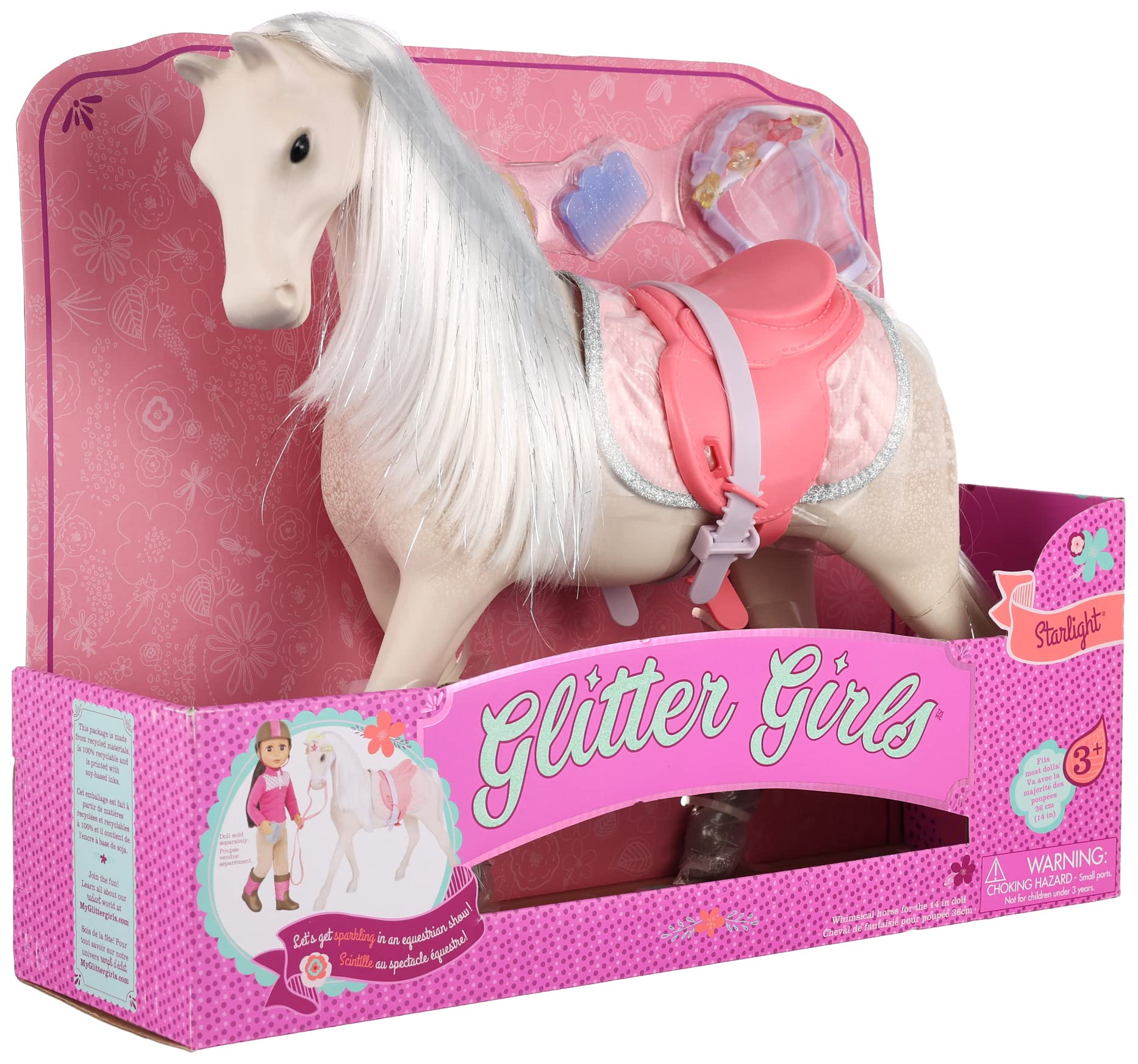 Glitter Girls Sparkle Horse Doll for Girls, 14 Inches