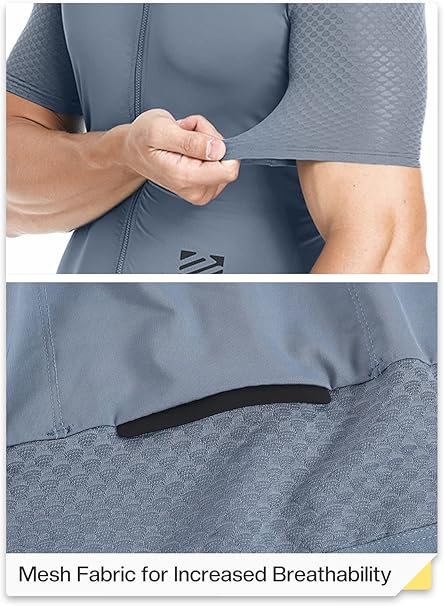 ARSUXEO Sport T-Shirt For Men Grey – Safqqa Egypt