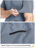 ARSUXEO Sport T-Shirt For Men Grey