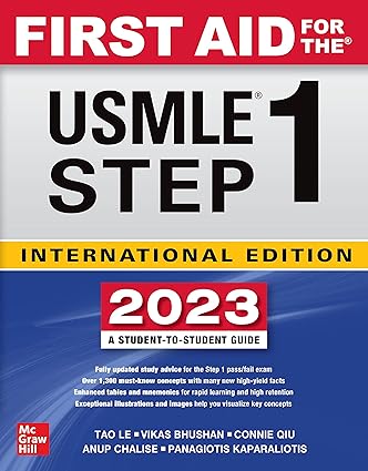 كتاب McGraw-Hill Education First Aid for the USMLE Step 1 2023 غلاف عادي – كتاب كبير، 1 يناير 2023