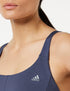 Adidas CF STO MS Training Bra - Medium Support for Women, Shadow Navy, Size LDD