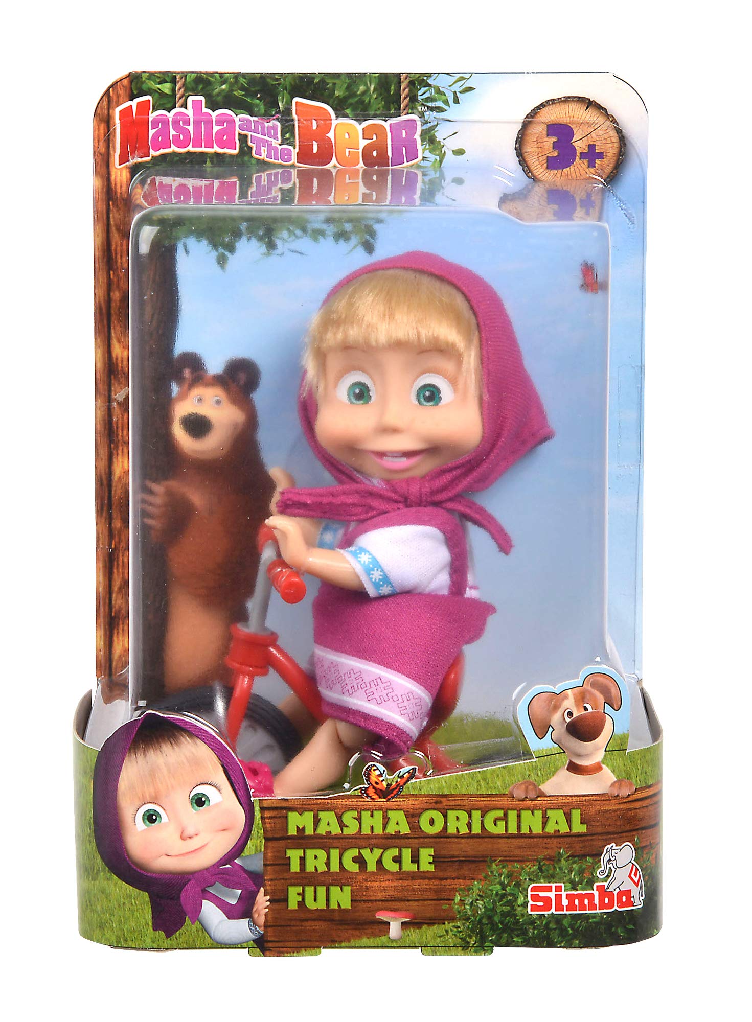 Simba Masha and The Bear – Masha Original Tricycle Fun – Kids Toy (Ages 3 +)