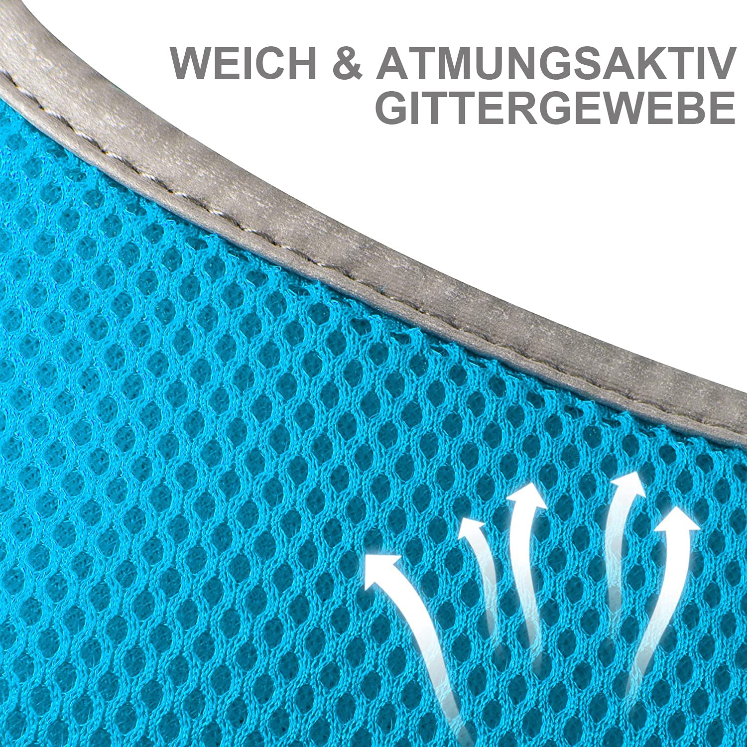 حزام صدر للكلاب من فيدا – مبطن وقابل للتعديل مع شريط عاكس، مناسب لجميع الأحوال الجوية