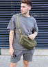 Gootium Men Crossbody Bag Olive Casual Shoulder Bag