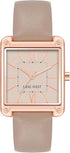 Nine West Women's Strap Watch Rose Gold Elegant Analog Design