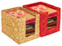 Fun Homes Metalic Flower Print Foldable Rectangle Cloth Saree Stacker Cloth Wardrobe Organizer- Pack of 2 (Beige & Red) - Safqqa