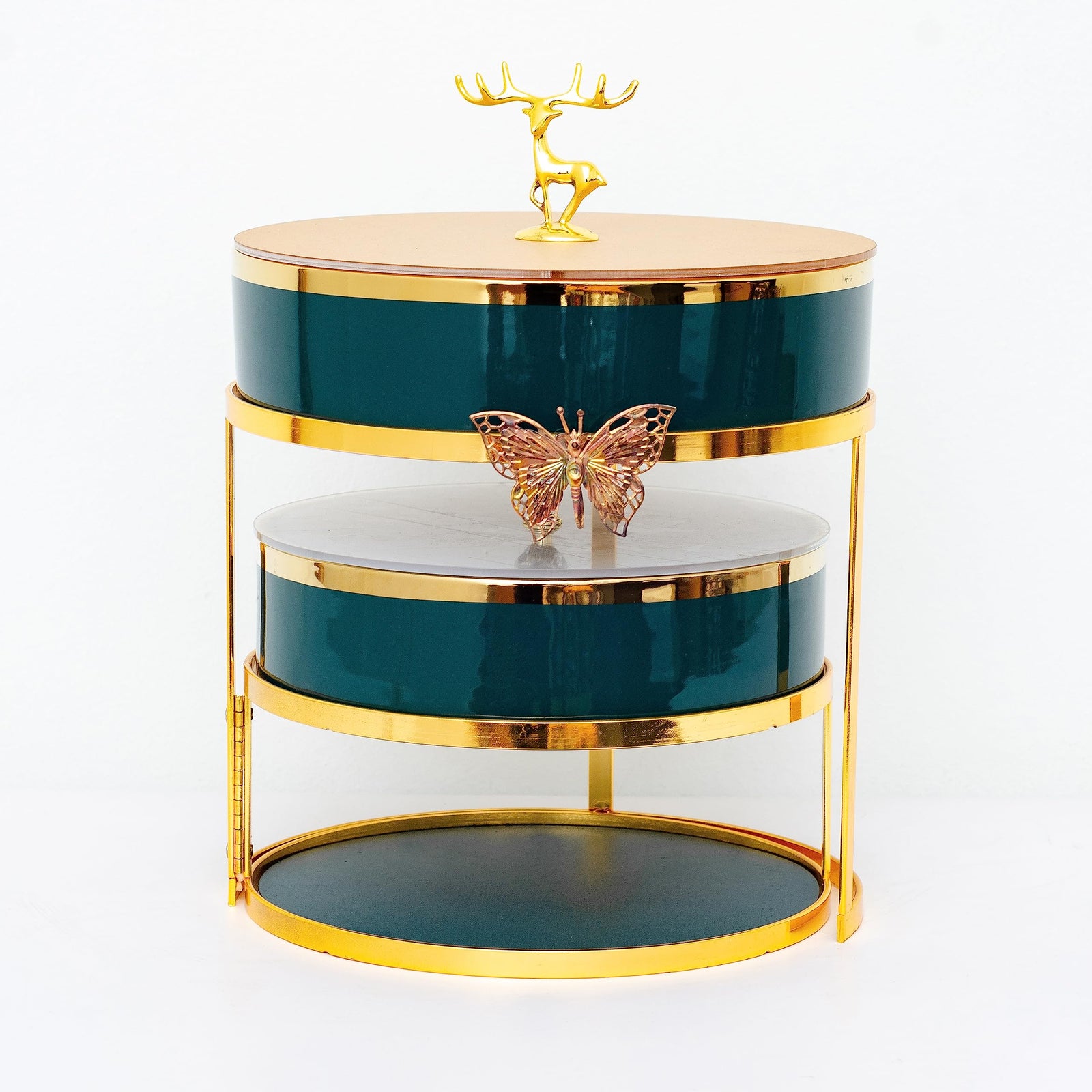 LA MAYA Carrier Serving Tray Porcelain   2 layers with lid