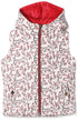 Giggles Patterned Side Pockets Hooded Vest for Girls