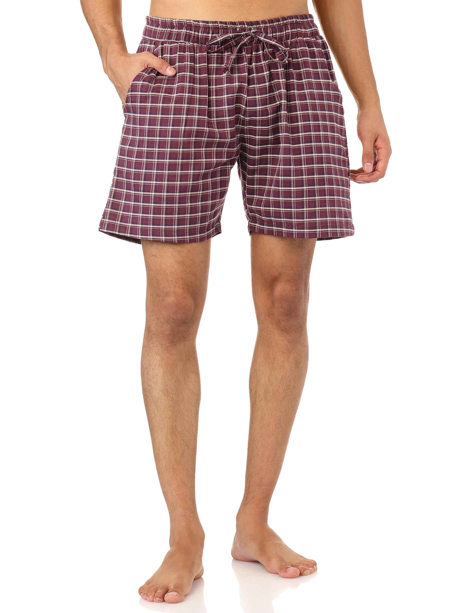 Chummy Mens Plaid Shorts Pajama Set - Safqqa Egypt