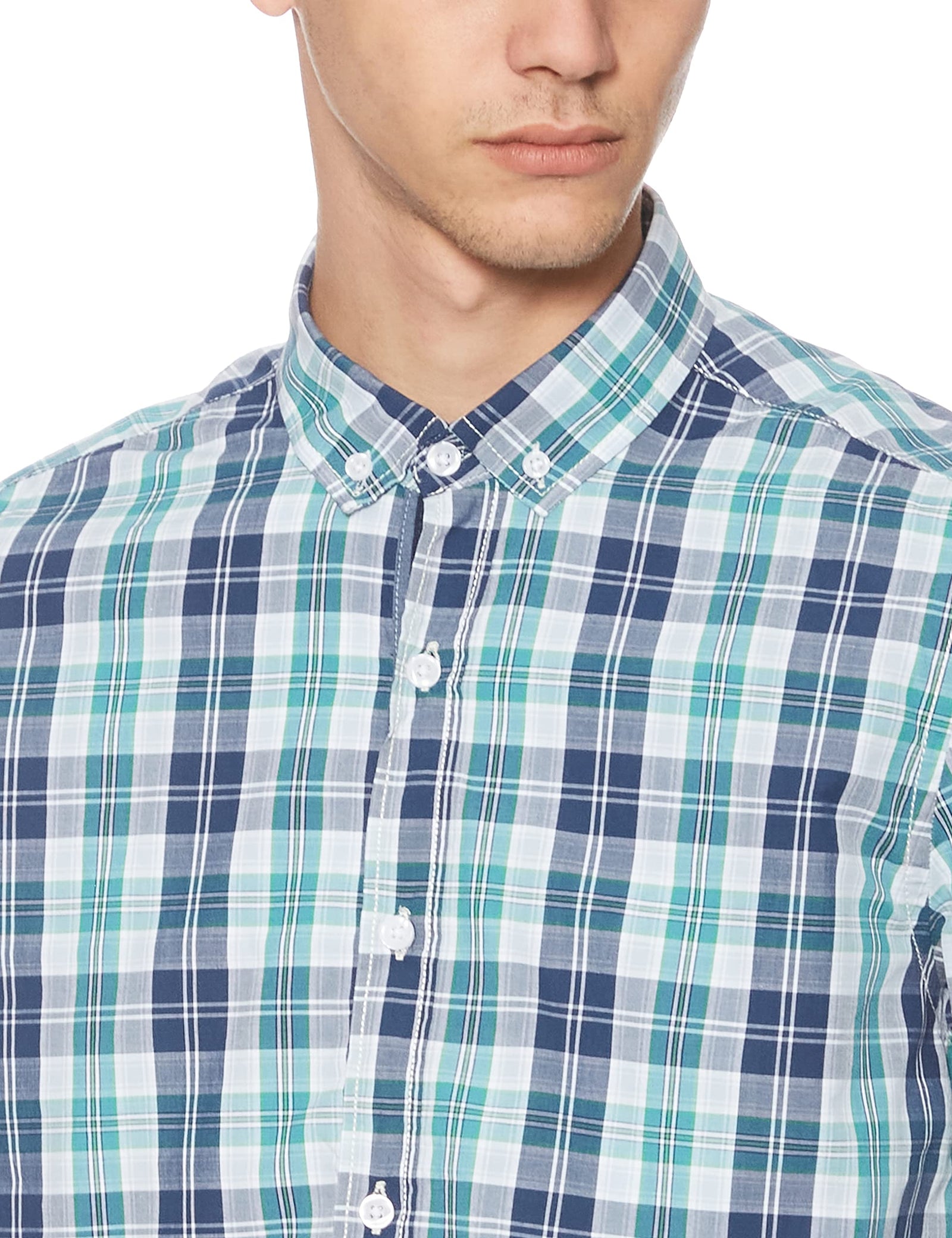 CUBA mens Cuba Checkered Long Sleeves Shirt