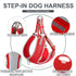 Fida Step-in Dog Harness, Superior Reflective Puppy Vest Harness- All Weather Air Mesh, Adjustable Harness for Large Dogs (L, Red) - Safqqa Egypt
