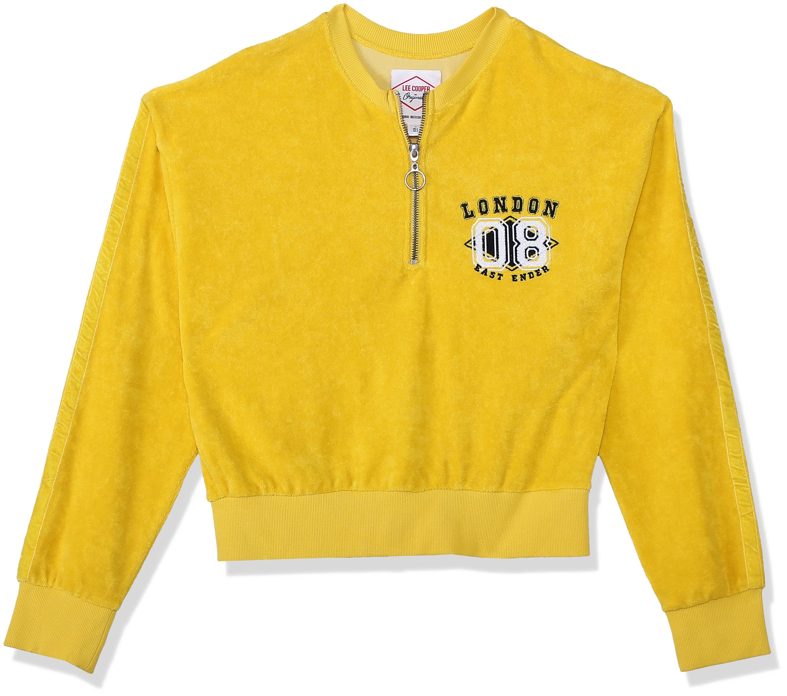 Lee Cooper Regular Sweatshirts With Half Zipper For Women,Durable Lee Cooper quality suitable for frequent use.