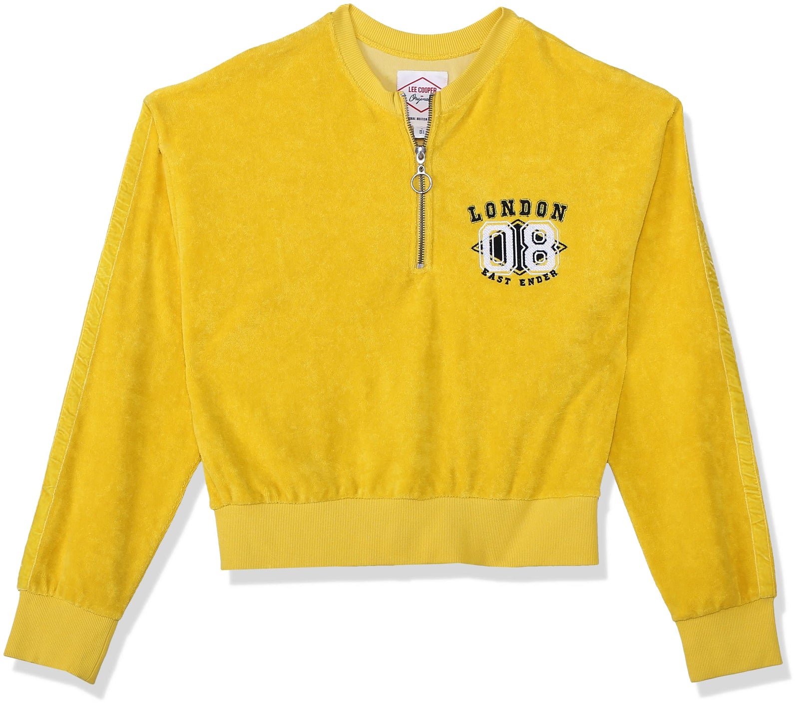 Lee Cooper Regular Sweatshirts With Half Zipper For Women,Durable Lee Cooper quality suitable for frequent use.