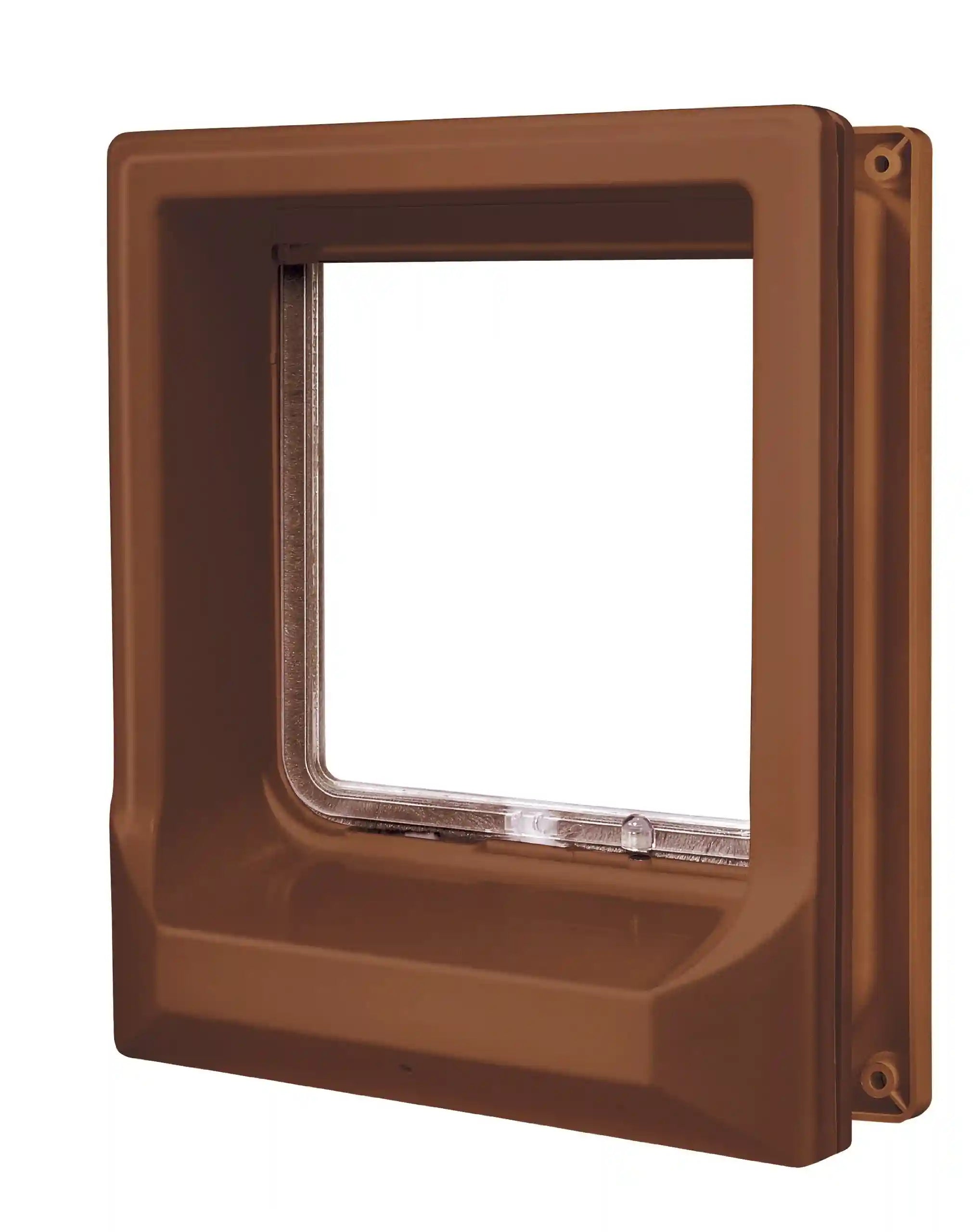 Zolux Magnetic Cat-Flap For Wooden Door - Brown