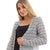 JAMILA Side Pockets Open Neckline Long Cardigan For Women,Ideal for casual wear, office looks, or cooler evenings..