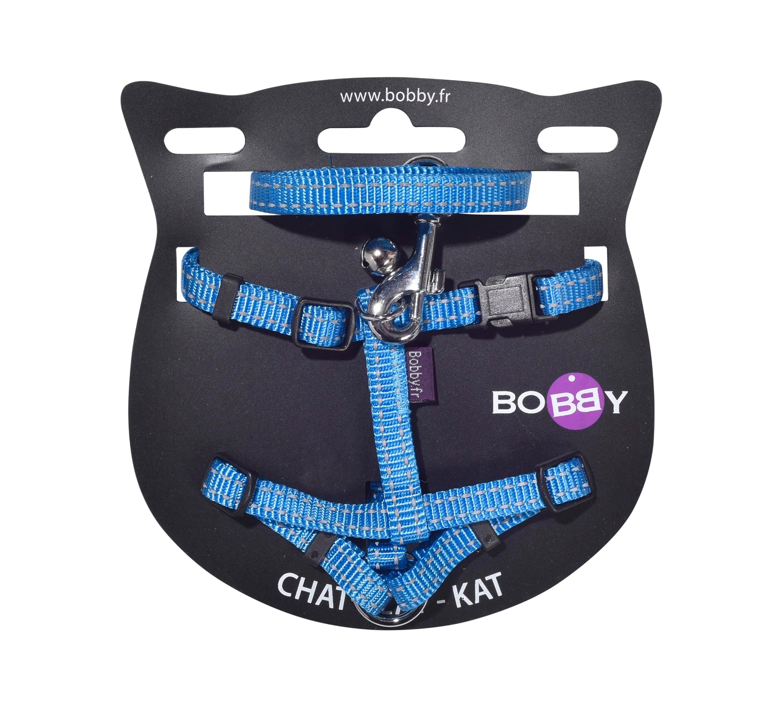  طقم حزام قطط مريح قابل للتعديل مع مقود آمن للتنزه