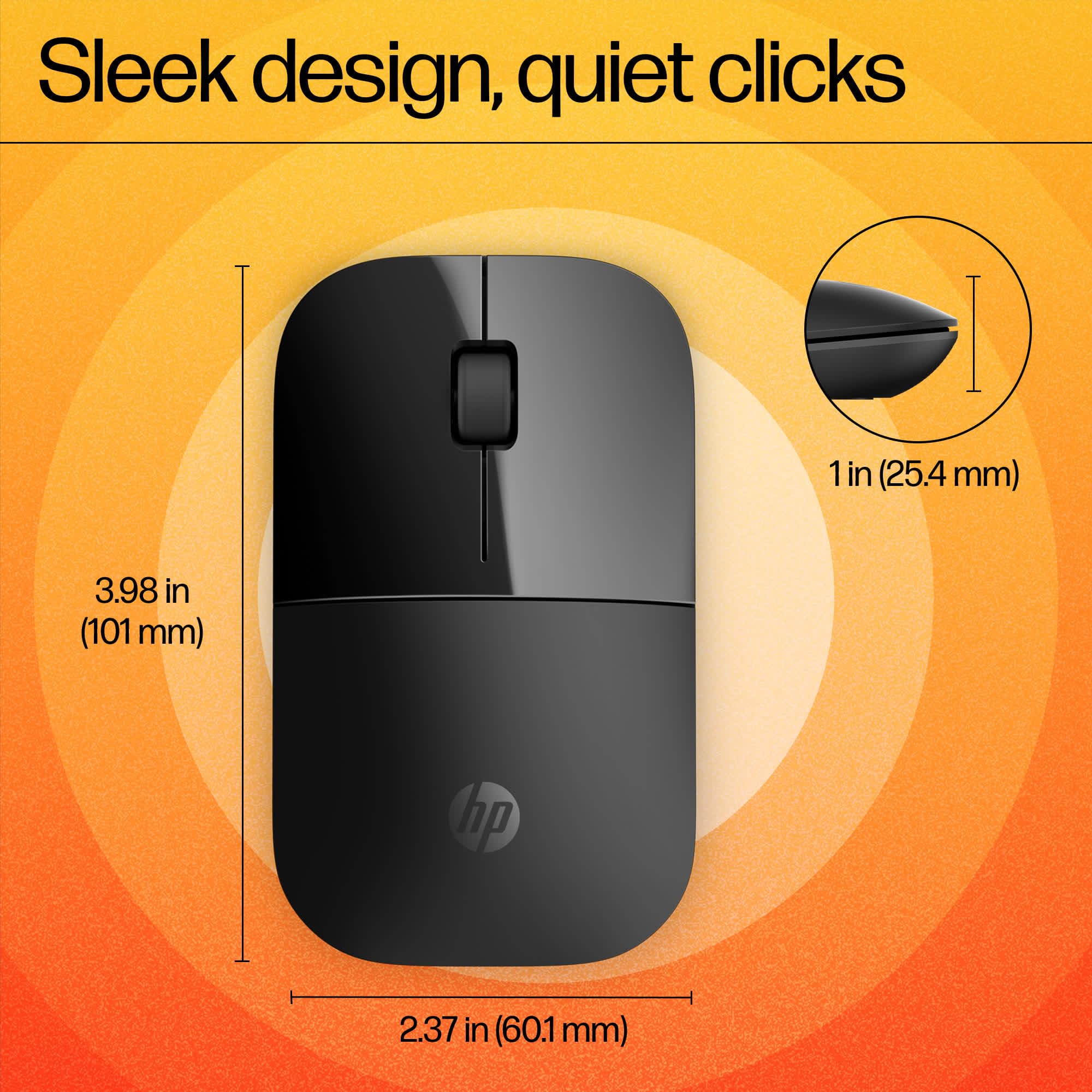 ماوس لاسلكي طراز Z3700 - اسود اونيكس